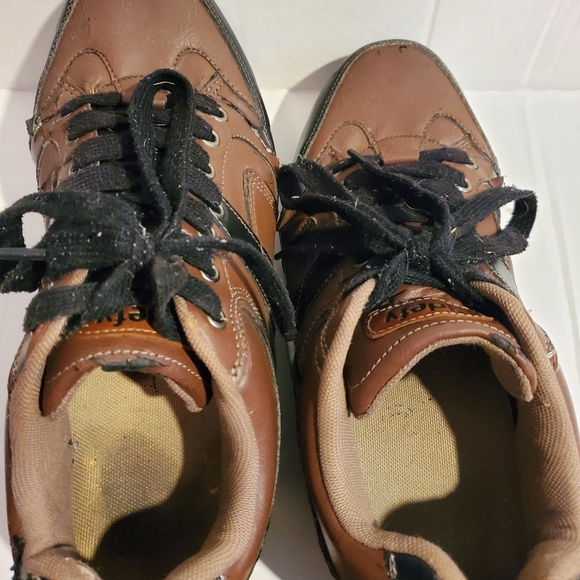 Gravity Defyer Comfort Fit Men's Shoes Sz 10 Brown Leather Sneakers Pls Read - Picture 10 of 13